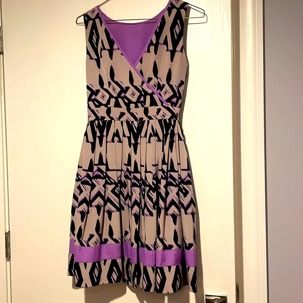 Ladies size 4 sleeveless multicolored dress